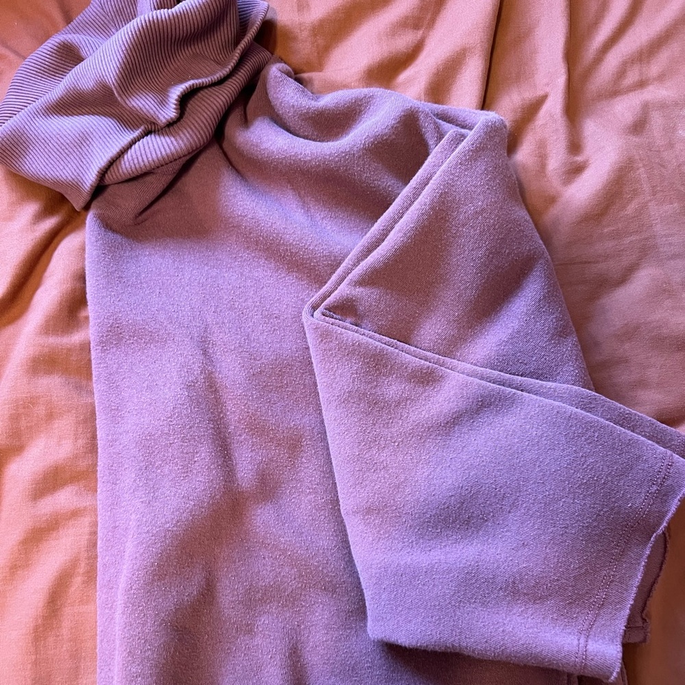 American Eagle Fuzzy Cropped turtleneck